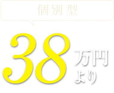 個別型38万円より